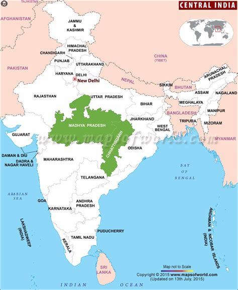 states in central india